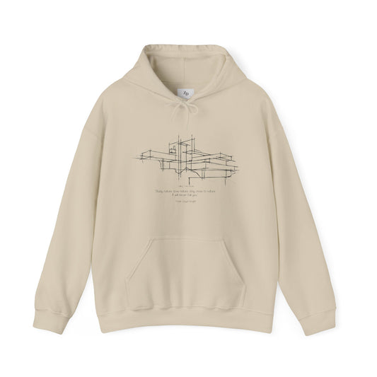 Falling Tree House  Architect Design Modern Architecture Hoodie